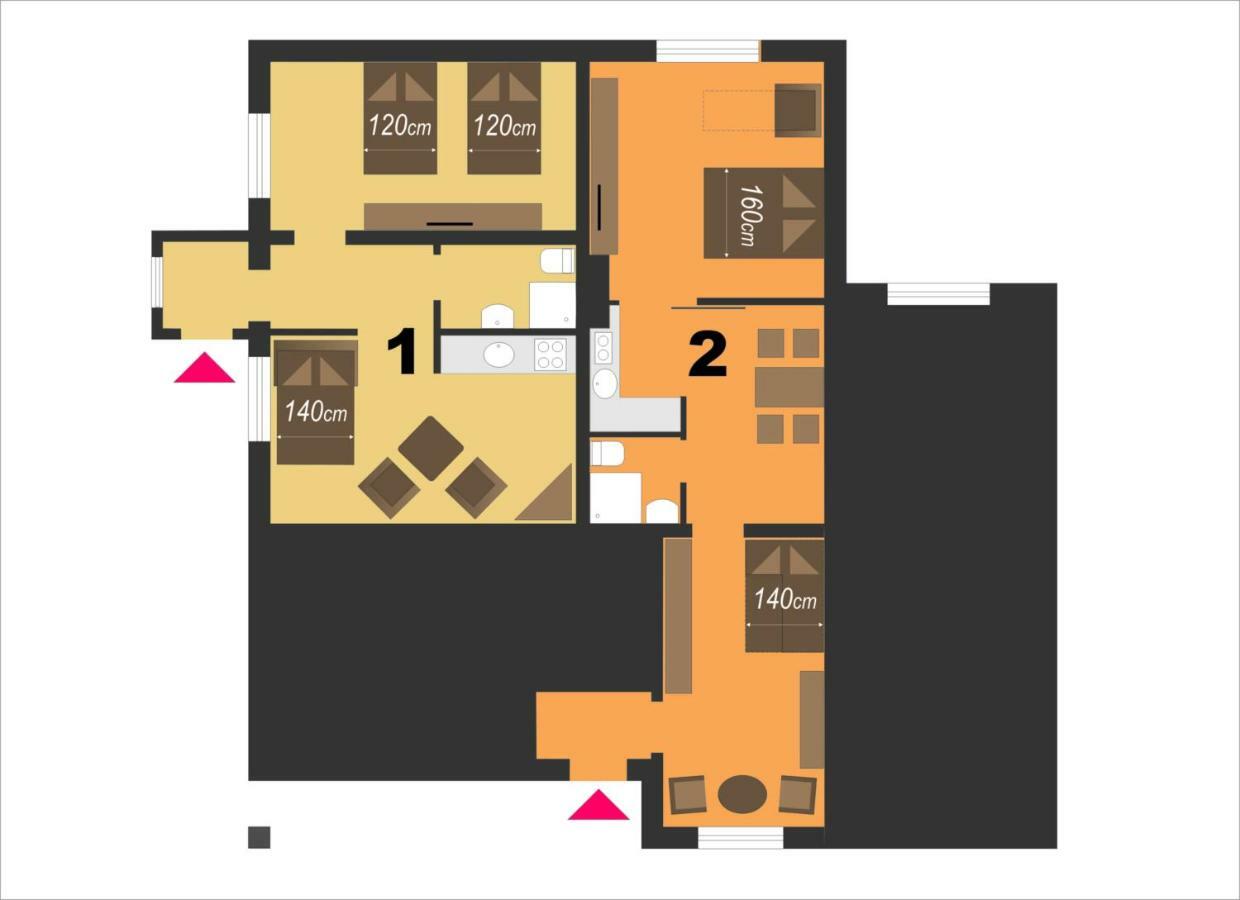 קריניצה זדרוי Apartamenty Jja מראה חיצוני תמונה